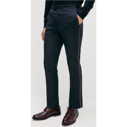 Mens Slim Fit Stretch Tuxedo Trousers - - M&S Collection - Modalova