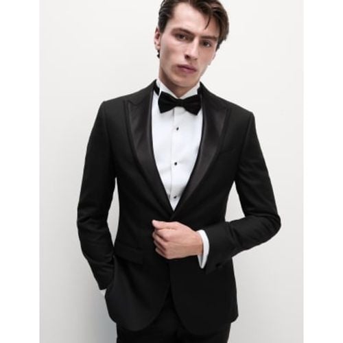 Mens Slim Fit Stretch Tuxedo Jacket - - M&S Collection - Modalova