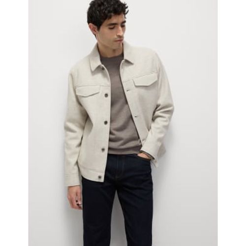 Mens Collared Shacket - - M&S Collection - Modalova