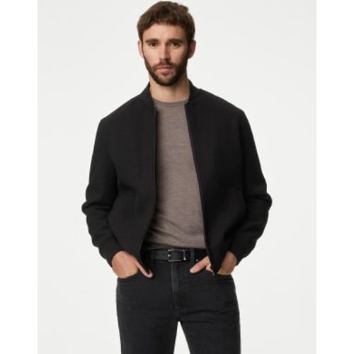 Mens Padded Bomber Jacket - - M&S Collection - Modalova