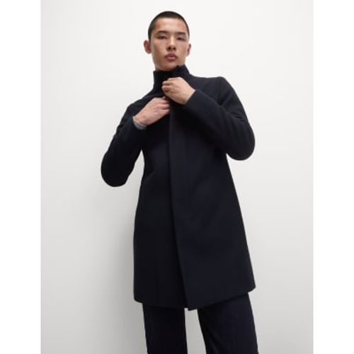 Mens Funnel Neck Coat - - M&S Collection - Modalova