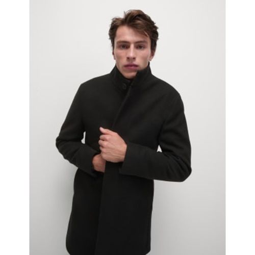 Mens Funnel Neck Coat - - M&S Collection - Modalova