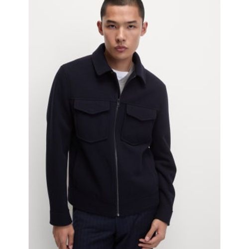 Mens Zip Through Short Jacket - - M&S Collection - Modalova