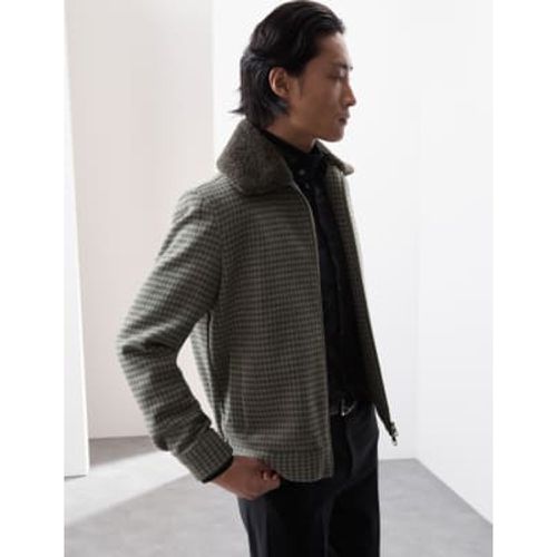 Mens Bomber Jacket with Wool - - Autograph - Modalova