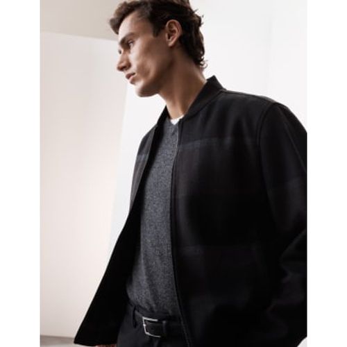 Mens Bomber Jacket with Wool - - Autograph - Modalova