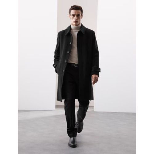 Mens Wool Rich Collar Coat with Cashmere - - Autograph - Modalova