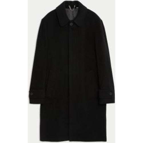 Mens Wool Rich Collar Coat with Cashmere - - Autograph - Modalova