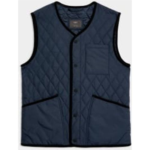 Mens Quilted Gilet with Stormwear™ - - M&S Collection - Modalova