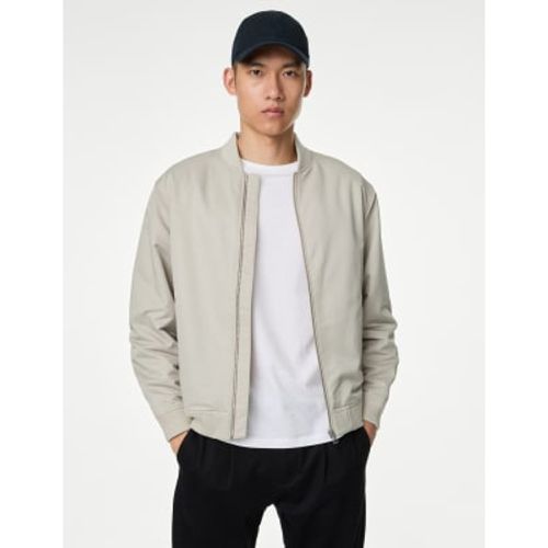 Mens Satin Bomber Jacket - - M&S Collection - Modalova