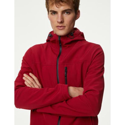 Mens Softshell Hooded Jacket with Stormwear™ - - M&S Collection - Modalova