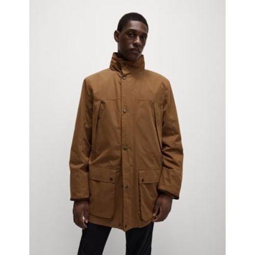 Mens Cotton Rich Parka Jacket with Stormwear™ - - M&S Collection - Modalova