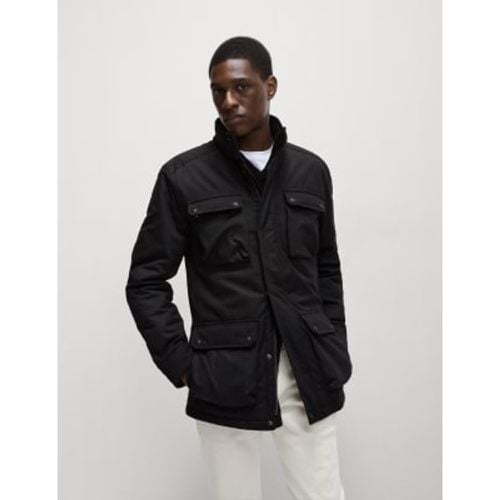 Mens Pure Cotton Wax Jacket with Stormwear™ - - M&S Collection - Modalova