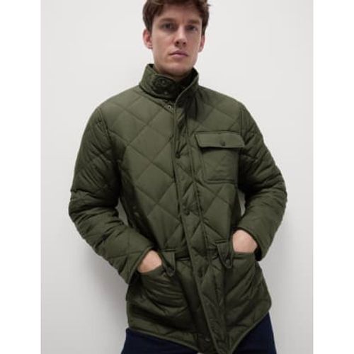 Mens Quilted Padded Jacket with Stormwear™ - - M&S Collection - Modalova