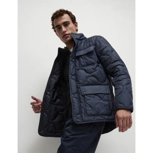 Mens Quilted Jacket with Stormwear™ - - M&S Collection - Modalova