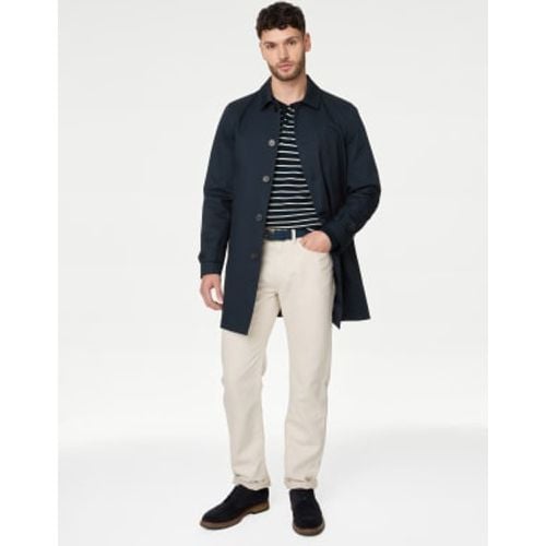 Mens Cotton Blend Mac - - M&S Collection - Modalova