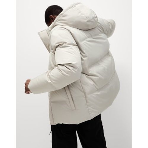 Mens Feather and Down Padded Hooded Puffer Jacket - - M&S Collection - Modalova