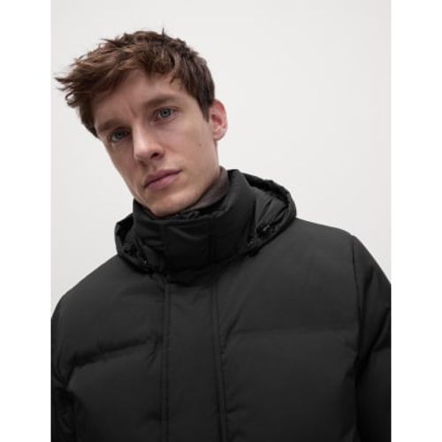 Mens Feather and Down Padded Hooded Puffer Jacket - - M&S Collection - Modalova