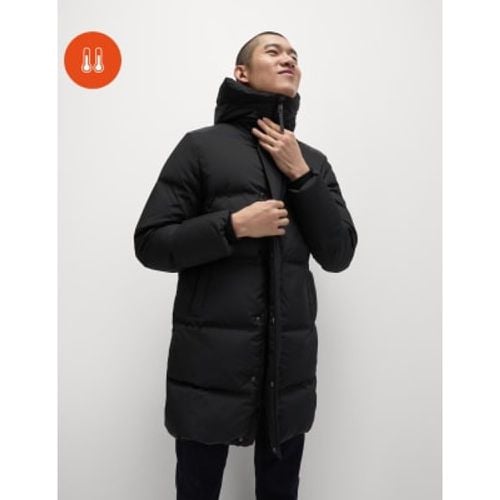 Mens Feather and Down Hooded Puffer Jacket with Stormwear™ - - M&S Collection - Modalova