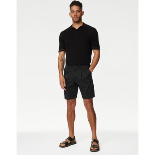 Mens Twin Pleat Stretch Chino Shorts - - Autograph - Modalova