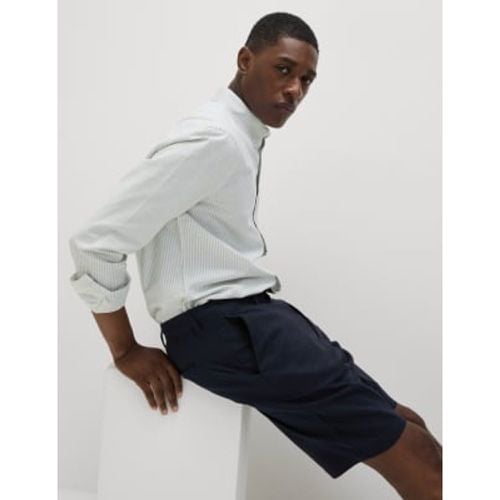 Mens Linen Rich Chino Shorts - - M&S Collection - Modalova