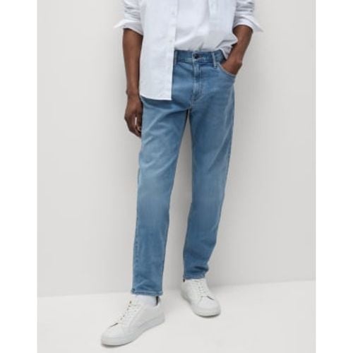 Mens Slim Fit Stretch Jeans - - M&S Collection - Modalova