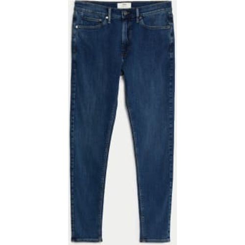 Mens Skinny Fit Stretch Jeans - - M&S Collection - Modalova