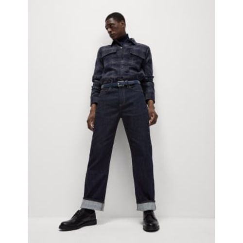 Mens Loose Fit Stretch Jeans - - M&S Collection - Modalova