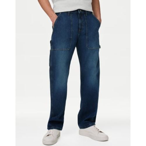 Mens Loose Fit Carpenter Jeans - - M&S Collection - Modalova