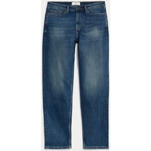 Mens Relaxed Tapered Vintage Wash Jeans - - M&S Collection - Modalova