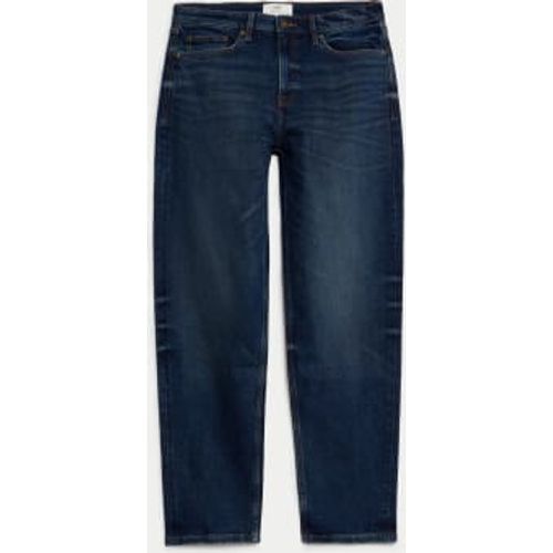 Mens Relaxed Tapered Vintage Wash Jeans - - M&S Collection - Modalova