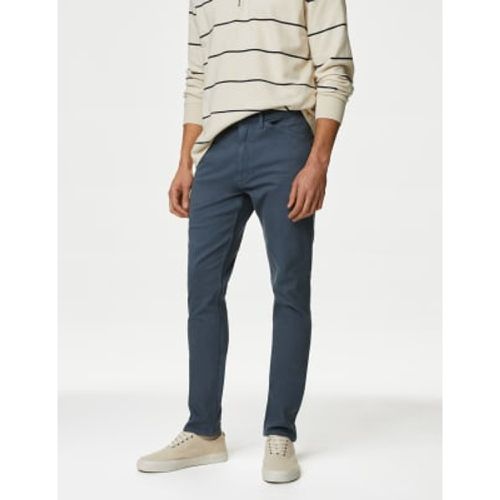 Mens Slim Fit Tea Dyed Cotton Jean - - M&S Collection - Modalova