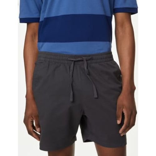 Mens Elasticated Waist Shorter Length Stretch Shorts' - - M&S Collection - Modalova