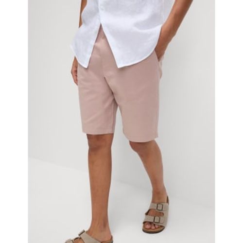 Mens Regular Fit Stretch Chino Shorts - - M&S Collection - Modalova