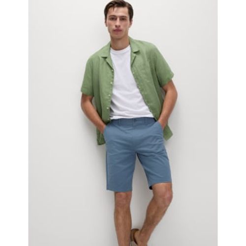 Mens Regular Fit Stretch Chino Shorts - - M&S Collection - Modalova