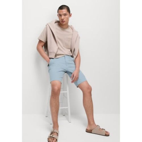 Mens Regular Fit Stretch Chino Shorts - - M&S Collection - Modalova