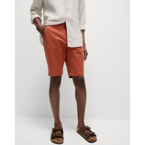 Mens Regular Fit Stretch Chino Shorts - - M&S Collection - Modalova