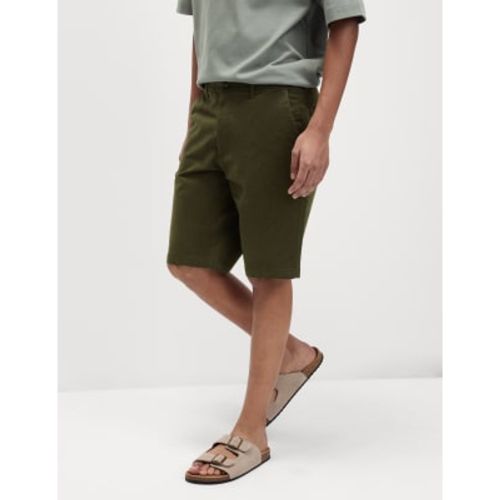 Mens Regular Fit Stretch Chino Shorts - - M&S Collection - Modalova