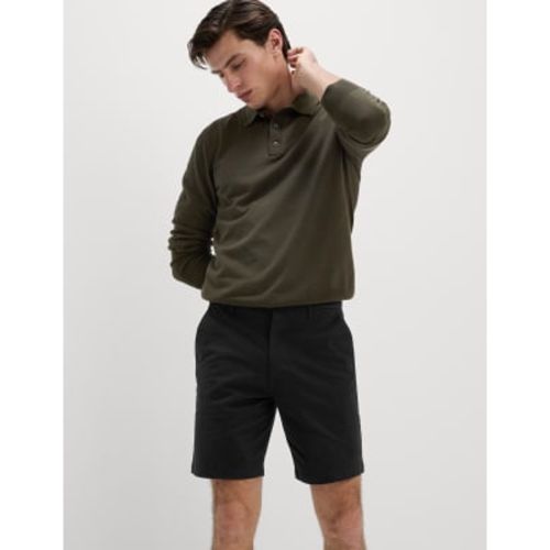 Mens Regular Fit Stretch Chino Shorts - - M&S Collection - Modalova