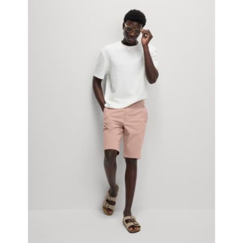 Mens Slim Fit Stretch Chino Shorts - - M&S Collection - Modalova