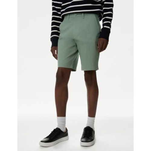 Mens Stretch Chino Shorts - - M&S Collection - Modalova