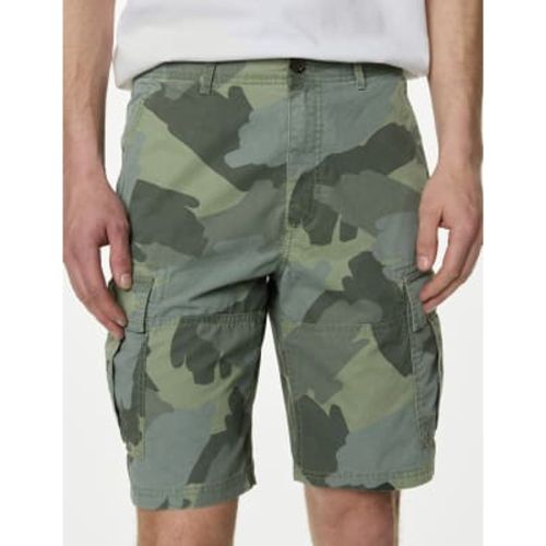 Mens Pure Cotton Lightweight Cargo Shorts - - M&S Collection - Modalova