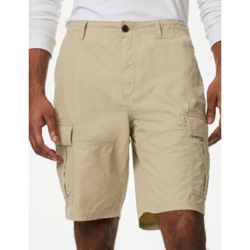 Mens Pure Cotton Lightweight Cargo Shorts - - M&S Collection - Modalova