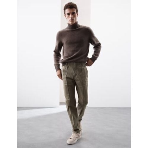 Mens Single Pleat Technical Chino Trouser - - Autograph - Modalova