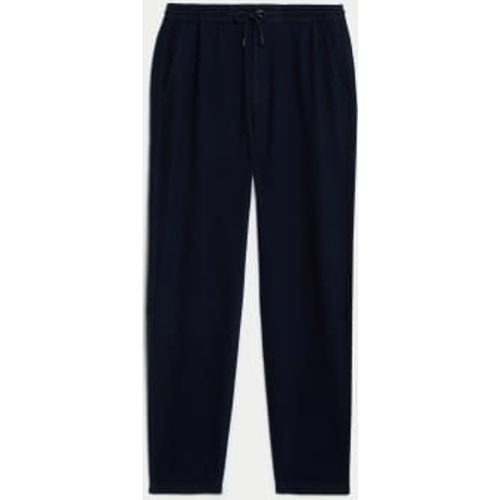 Mens Straight Fit Brushed Cotton Trousers - - Autograph - Modalova