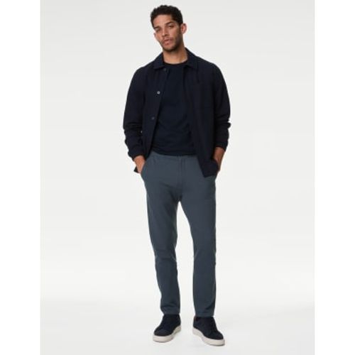 Mens Tapered Fit Stretch Twill Trousers - - Autograph - Modalova