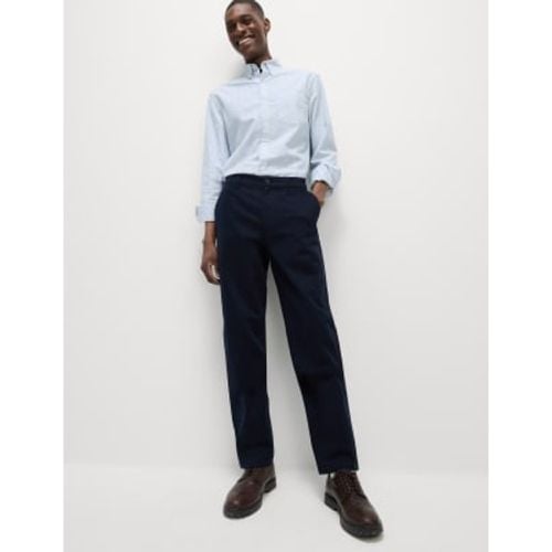 Mens Loose Fit Stretch Chinos - - M&S Collection - Modalova