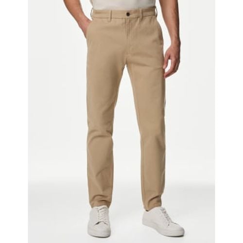 Mens Tapered Fit Stretch Chinos - - M&S Collection - Modalova