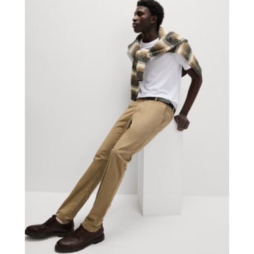 Mens Slim Fit Stretch Chinos - - M&S Collection - Modalova