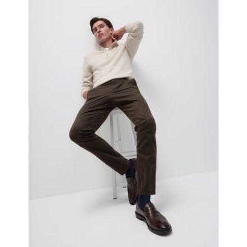 Mens Slim Fit Stretch Chinos - - M&S Collection - Modalova