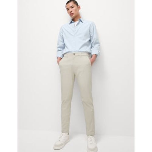 Mens Slim Fit Stretch Chinos - - M&S Collection - Modalova